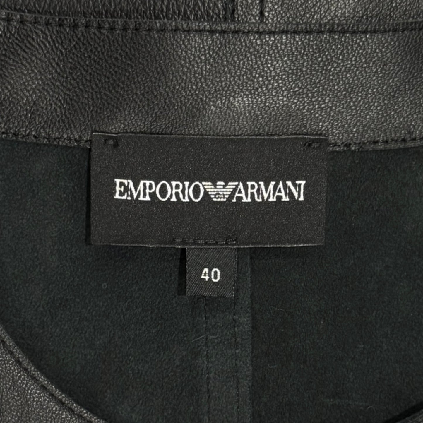 EMPORIO ARMANI LEATHER DRESS
