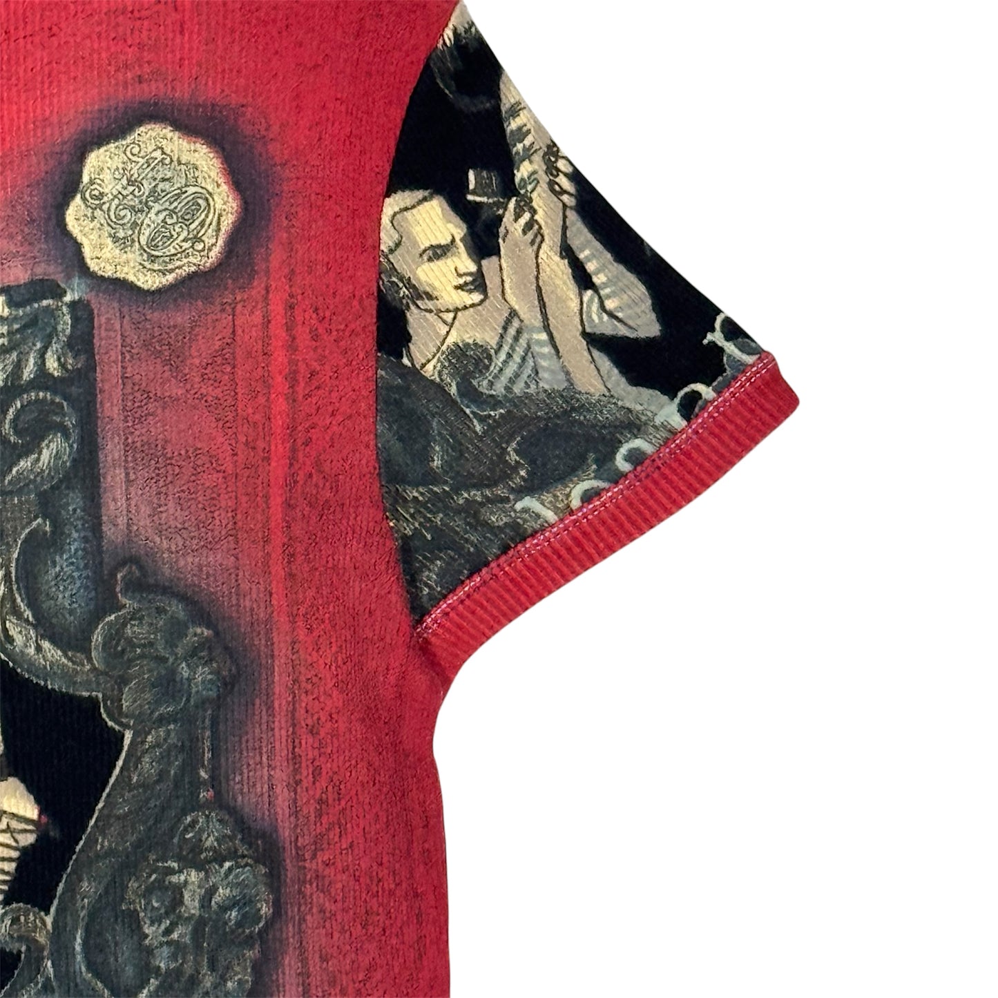 JEAN PAUL GAULTIER MAILLE 1990S  TATTOO ARTIST PRINT TOP