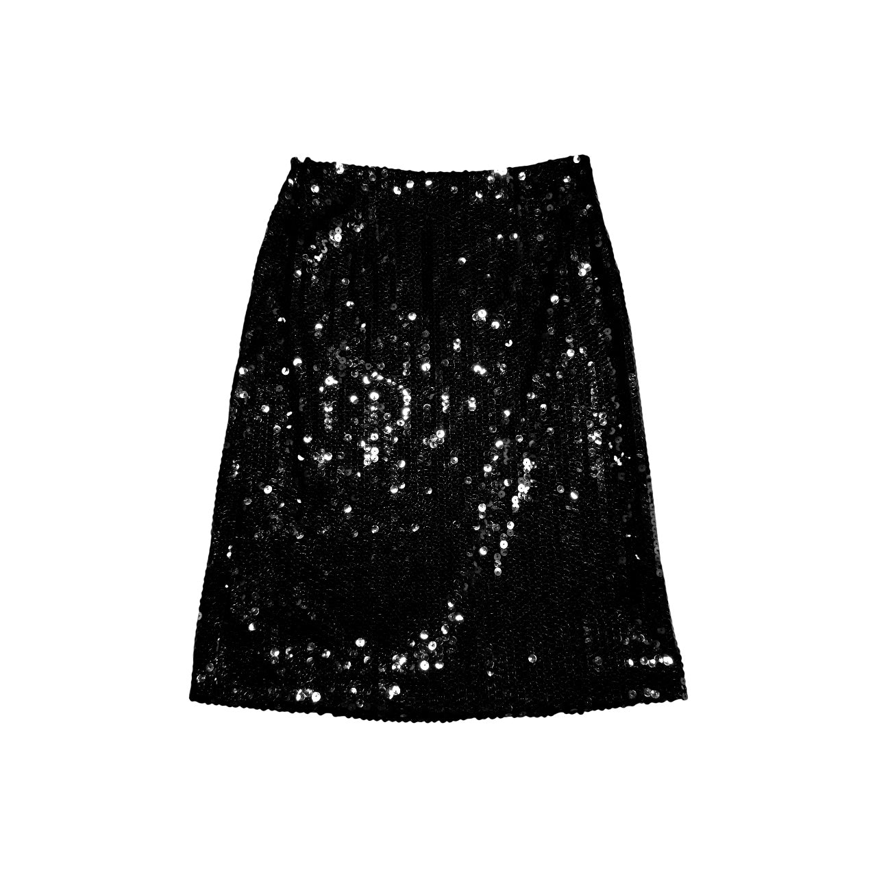 MOSCHINO BLACK SEQUIN SKIRT