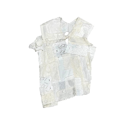 JUNYA WATANABE 2004 EMBROIDERED PATCHWORK TOP