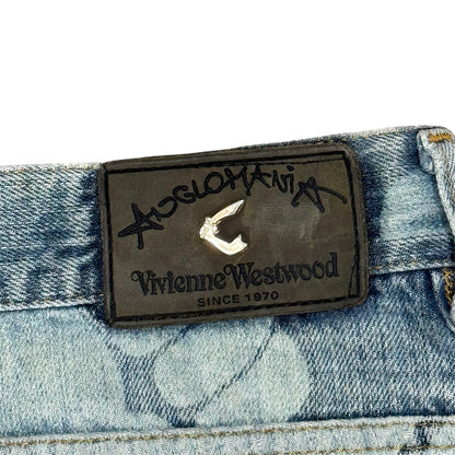 VIVIENNE WESTWOOD ANGLOMANIA PIRATE DENIM JEANS