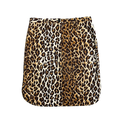 DOLCE &GABBANA LEOPARD PRINT SKIRT