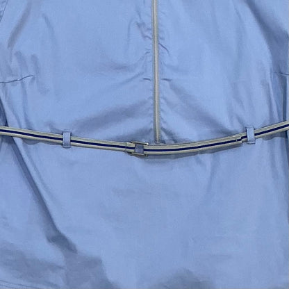 PRADA SPORTS LIGHT BLUE POLO ZIP TOP