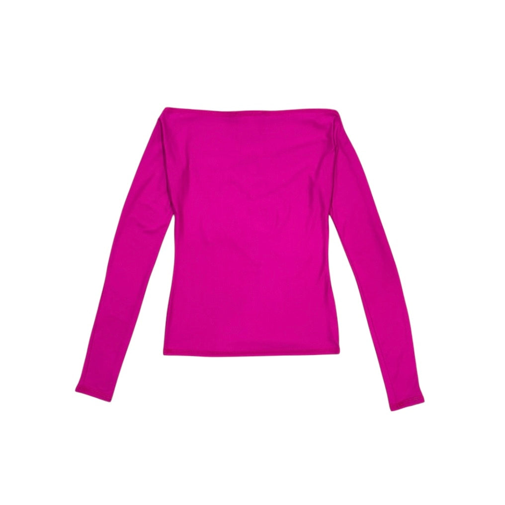 CHRISTAIN DIOR FW2004 “ I HEART DIOR” PINK LONG SLEEVE TOP