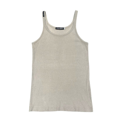 DOLCE & GABBANA TWO PIECES BEIGE TANKTOP