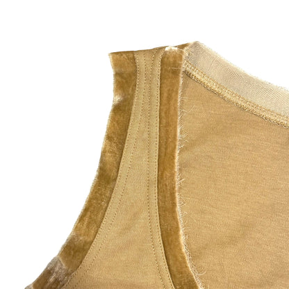CHRISTIAN DIOR BY JOHN GALLIANO 2004 BROWN FLORAL TOP