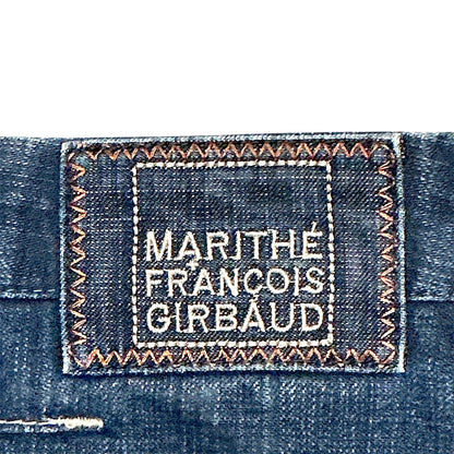 MARITHE FRANCOIS GIRBAUD FLARED DENIM PANTS
