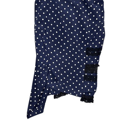 JUNYA WATANABE 2007 POLKA DOT CARDIGAN WRAP DRESS
