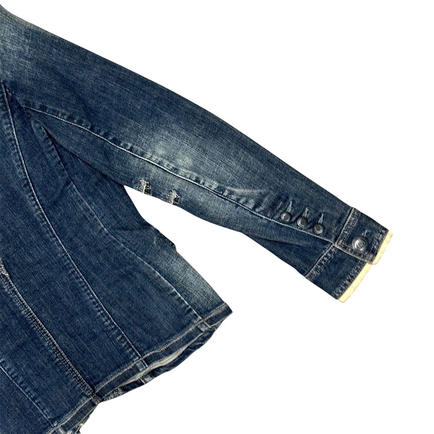 MARITHE FRANCOIS GIRBAUD DENIM BLAZER