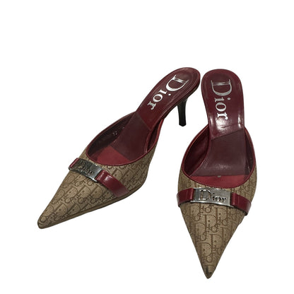 CHRISTIAN DIOR MONOGRAM MULES