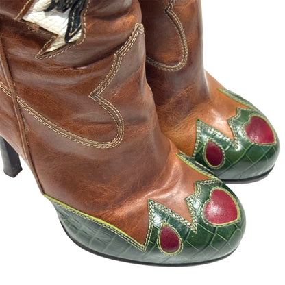 DOLCE & GABBANA SPRING 2004 COWBOY BOOTS