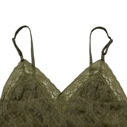 JUNYA WATANABE GREEN LACE TOP