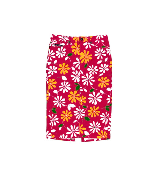 DOLCE & GABBANA FLORAL PENCIL SKIRT