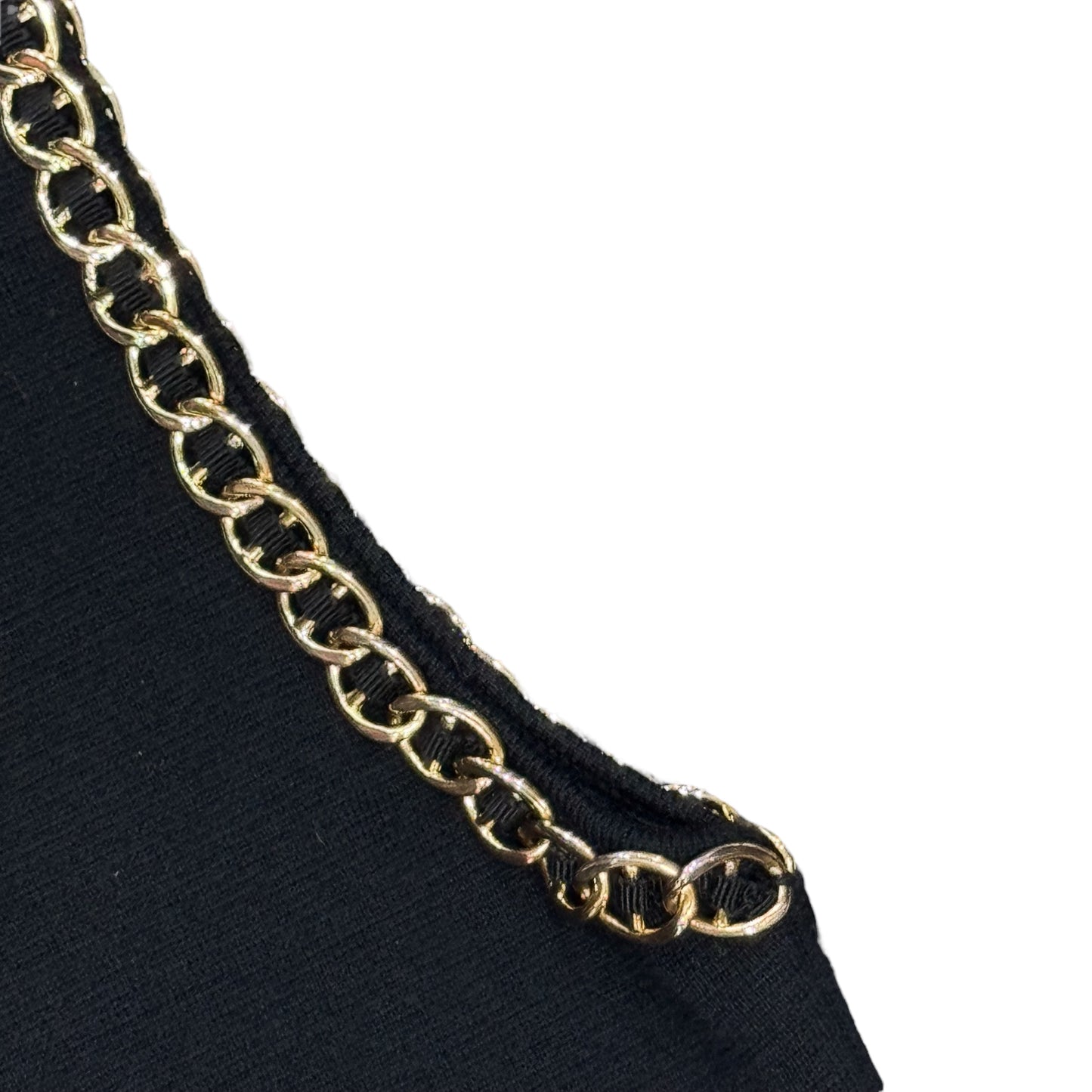 MOSCHINO COUTURE GOLD CHAIN KNIT VEST