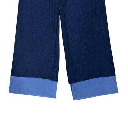 JEAN PAUL GAULTIER MESH NAVY PANTS