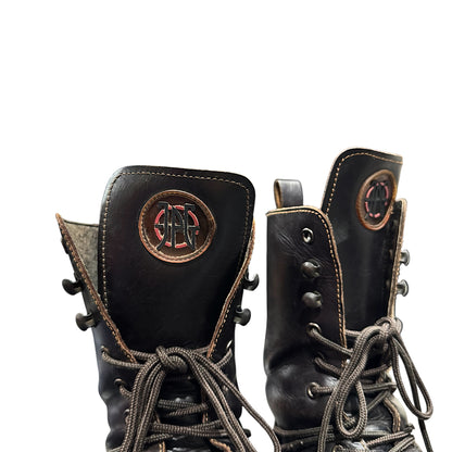 JEAN PAUL GAULTIER 1990 LACE UP COMBAT BOOTS