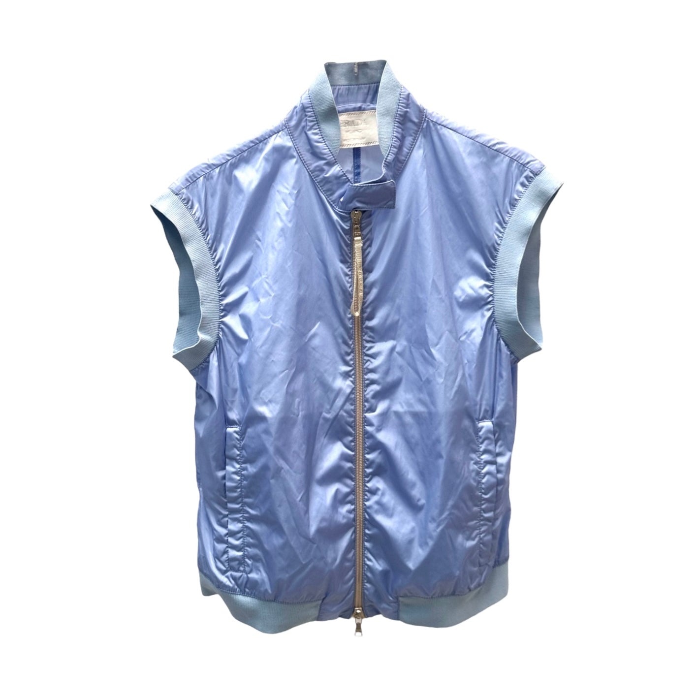 PRADA SPORT LIGHT BLUE NYLON VEST
