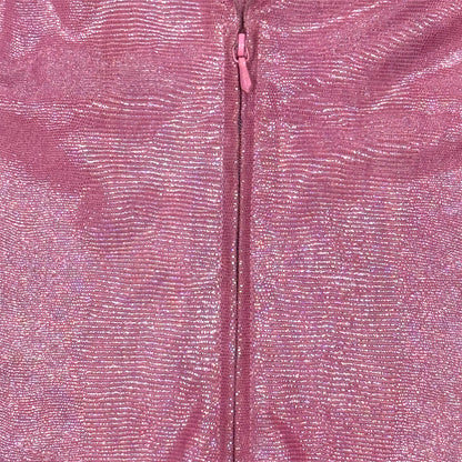 CHANEL PINK LEATHER VEST JACKET