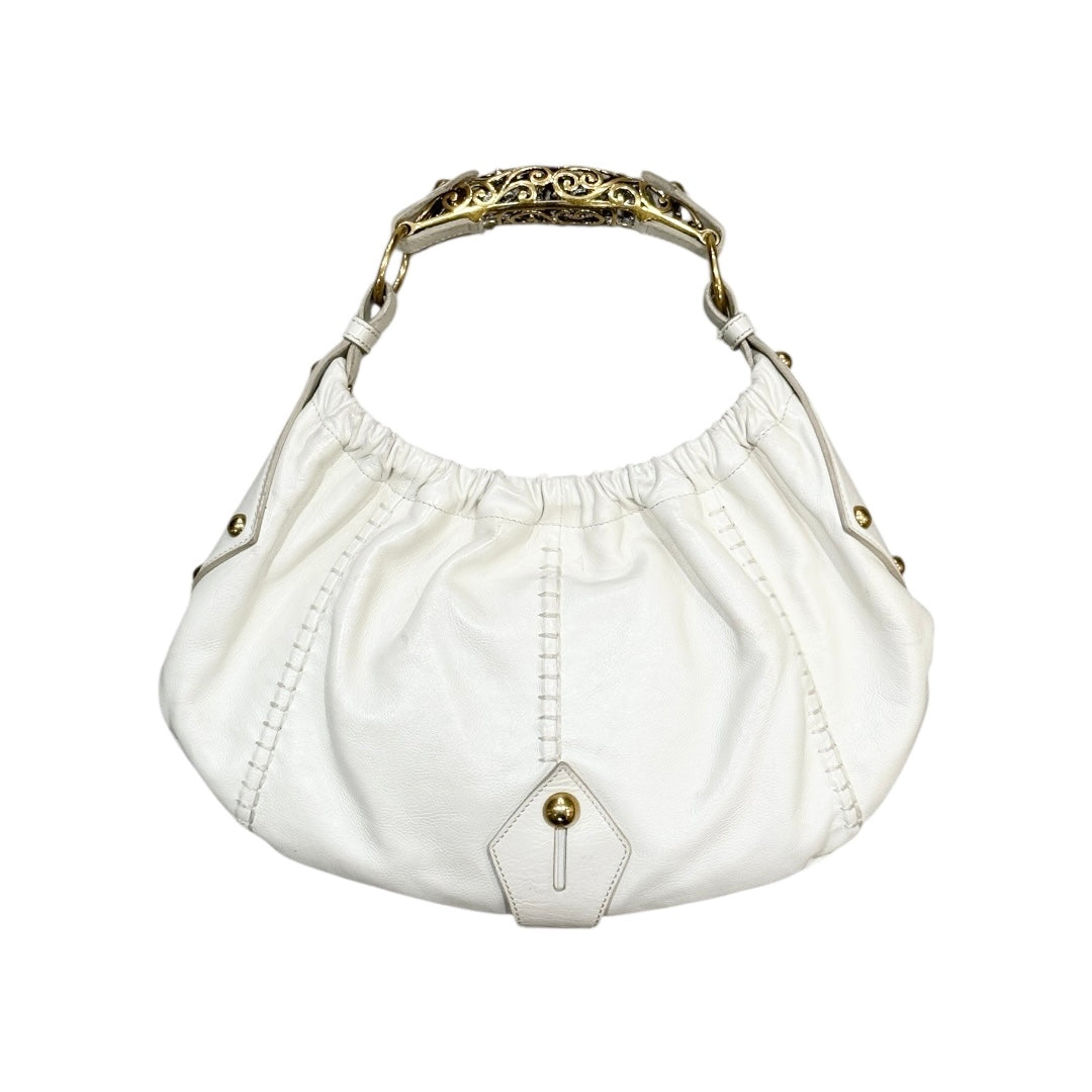 YEES SAINT LAURENT MOMBASA IVORY HANGBAG