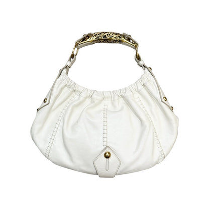 YEES SAINT LAURENT MOMBASA IVORY HANGBAG