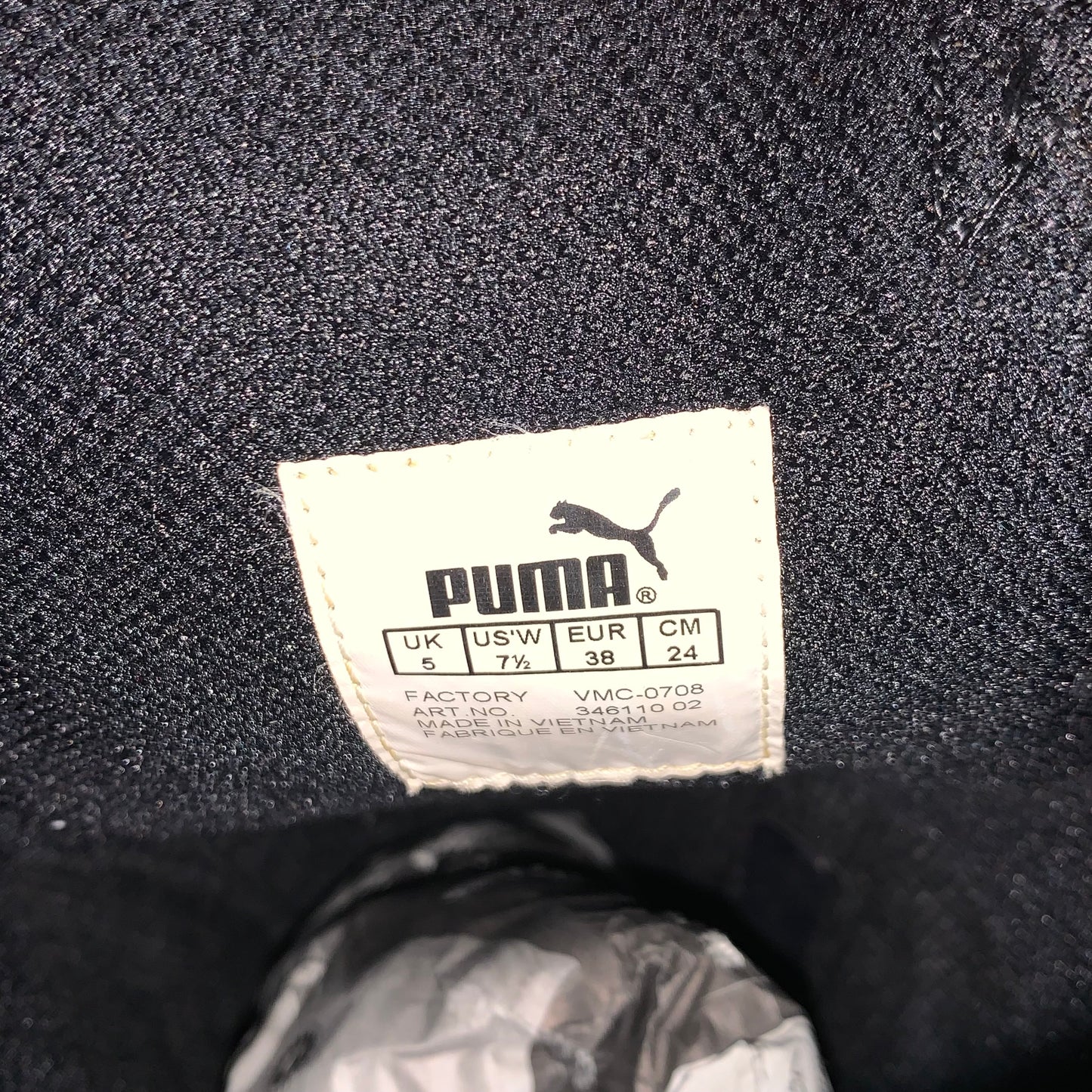 RARE PUMA BLACK BOOTS