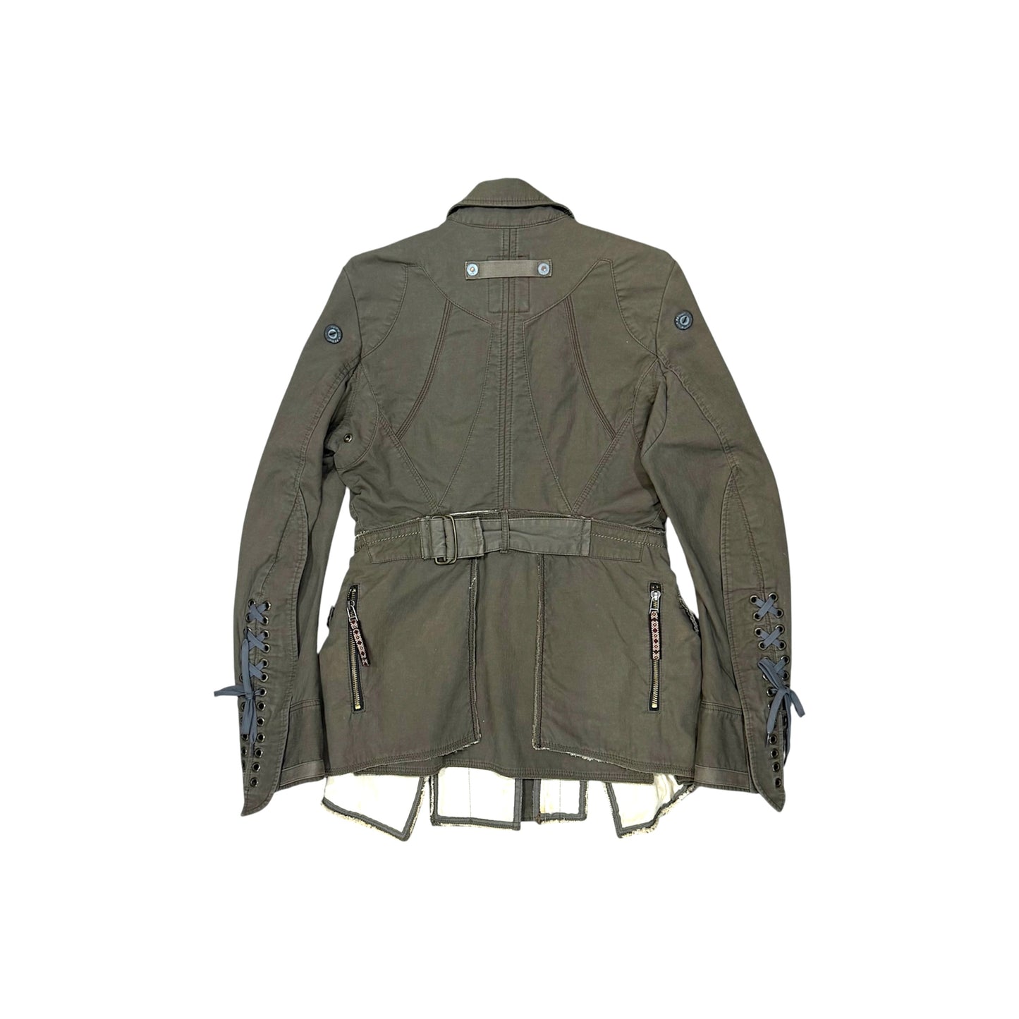 MARITHE FRANCOIS GIRBAUD KHAKI JACKET