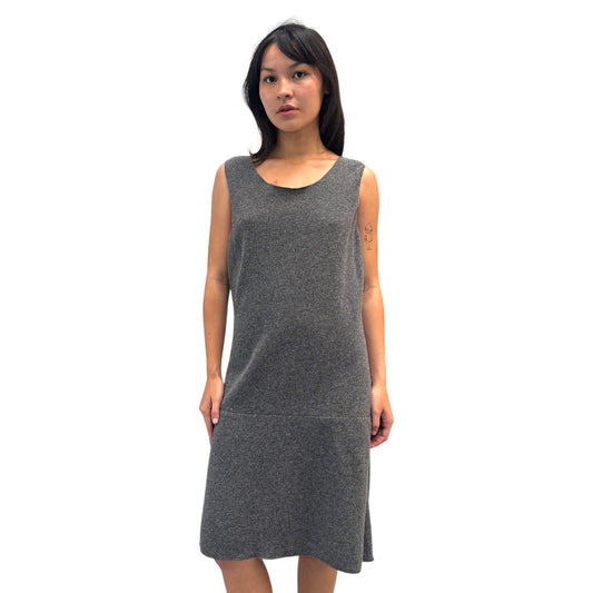 MIU MIU 90S GREY WOOL DRESS