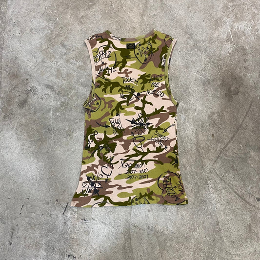 Dolce&Gabbana Camouflage tank top