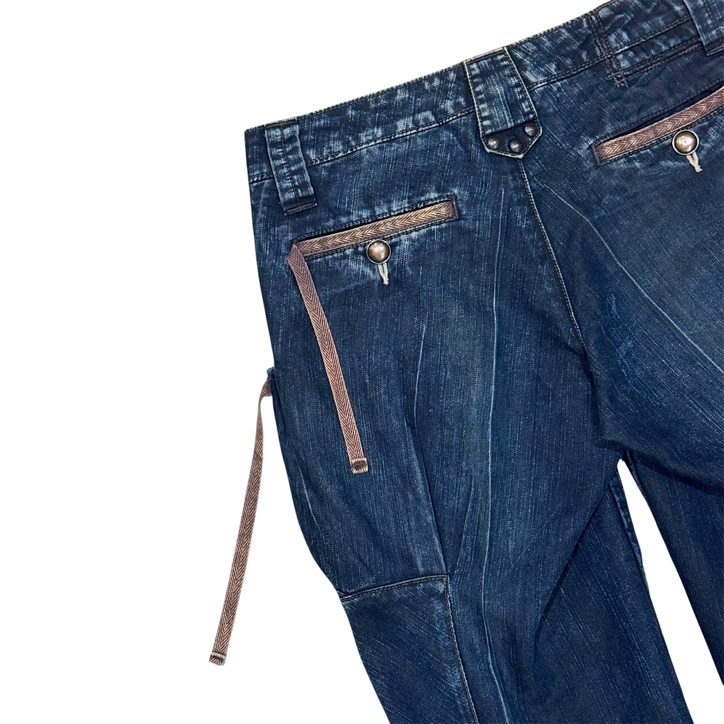MARITHE FRANCOIS GIRBAUD DENIM PANTS