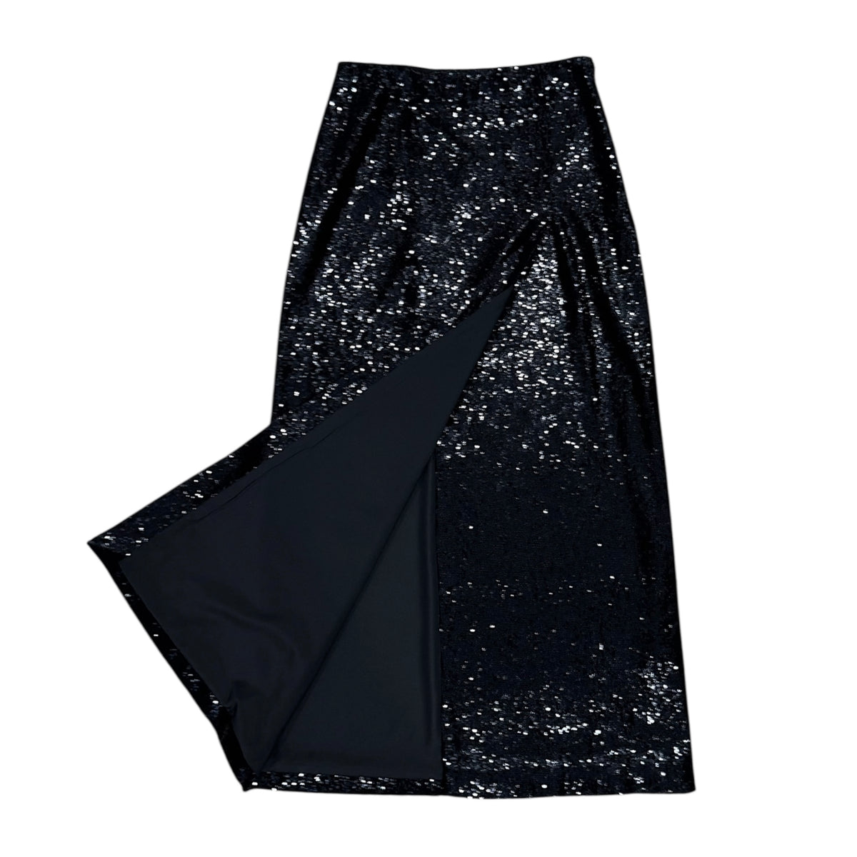 MIU MIU BLACK SEQUINS SKIRT