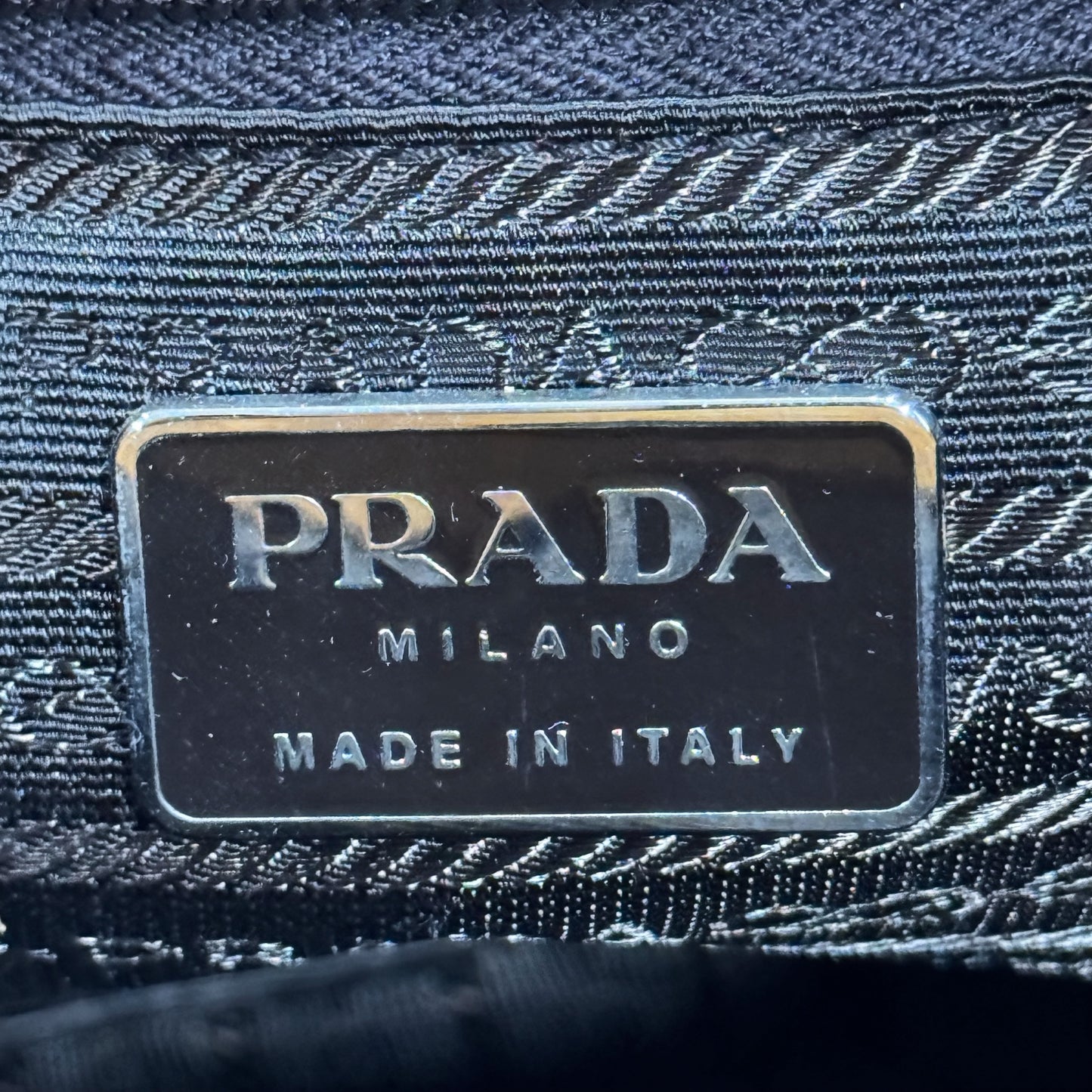 PRADA SUEDE TWO TONE BAG