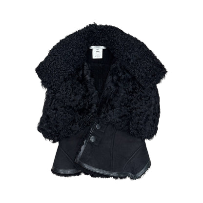 GIVENCHY BLACK SHEARLING VEST