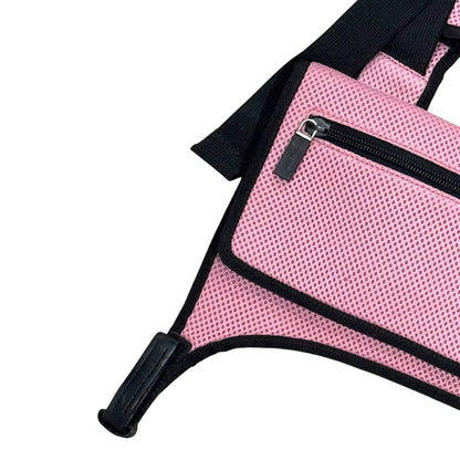 MIU MIU 1999 PINK MESH CROSSBODY BAG
