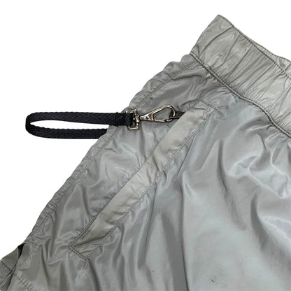 PRADA GREY NYLON SHORT