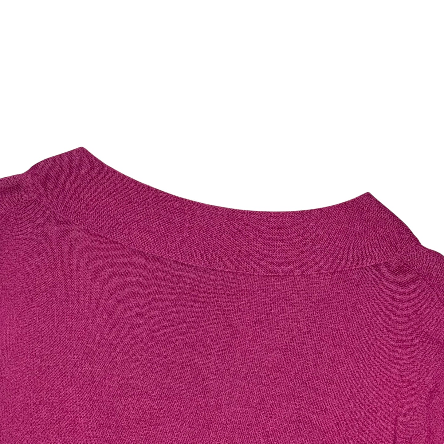 JOHN GALLIANO MAGENTA TIE CARDIGAN