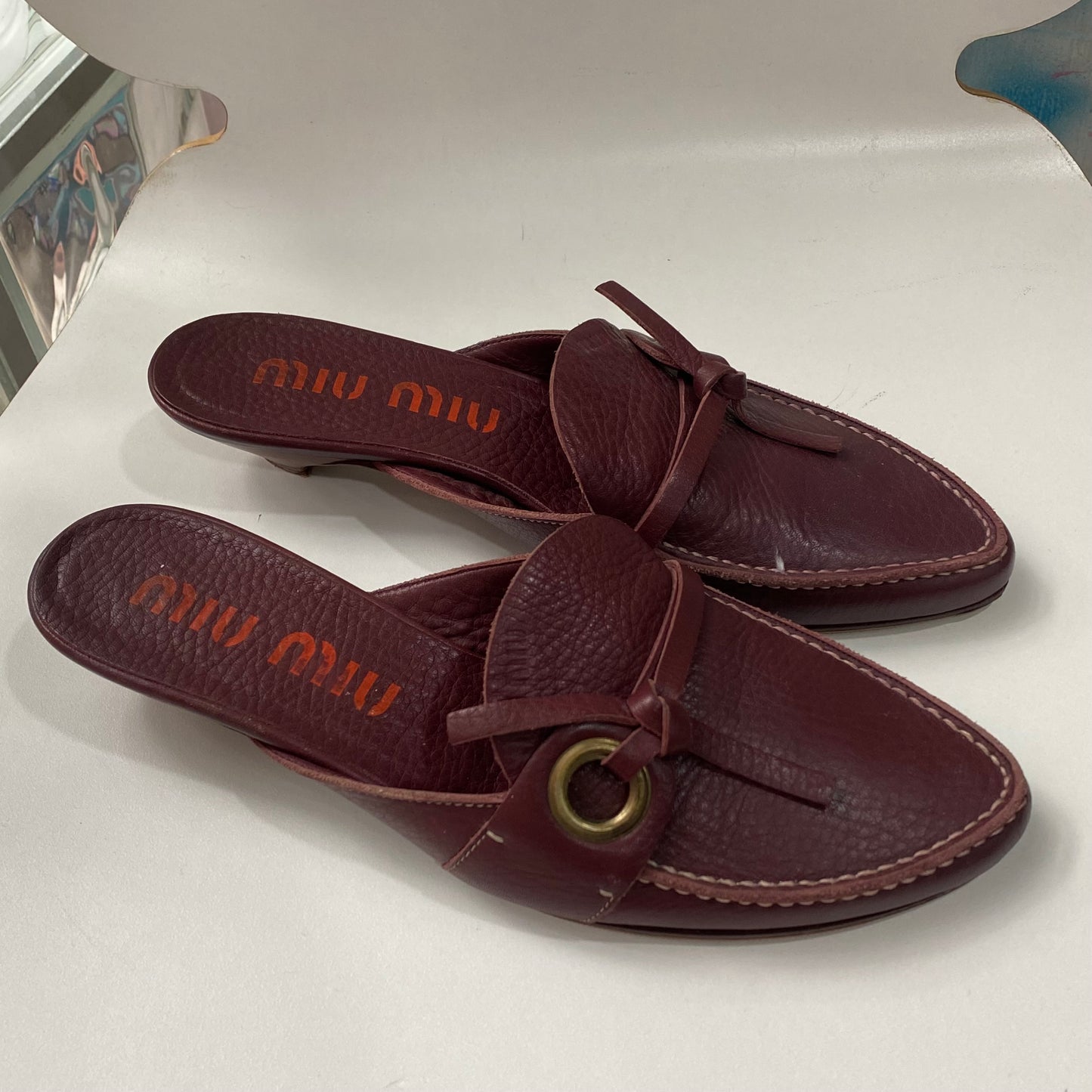 Miu Miu Buckle mules