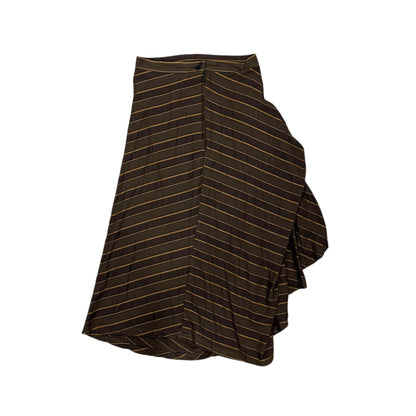 VIVIENNE WESTWOOD RUFFLED BROWN  SKIRT