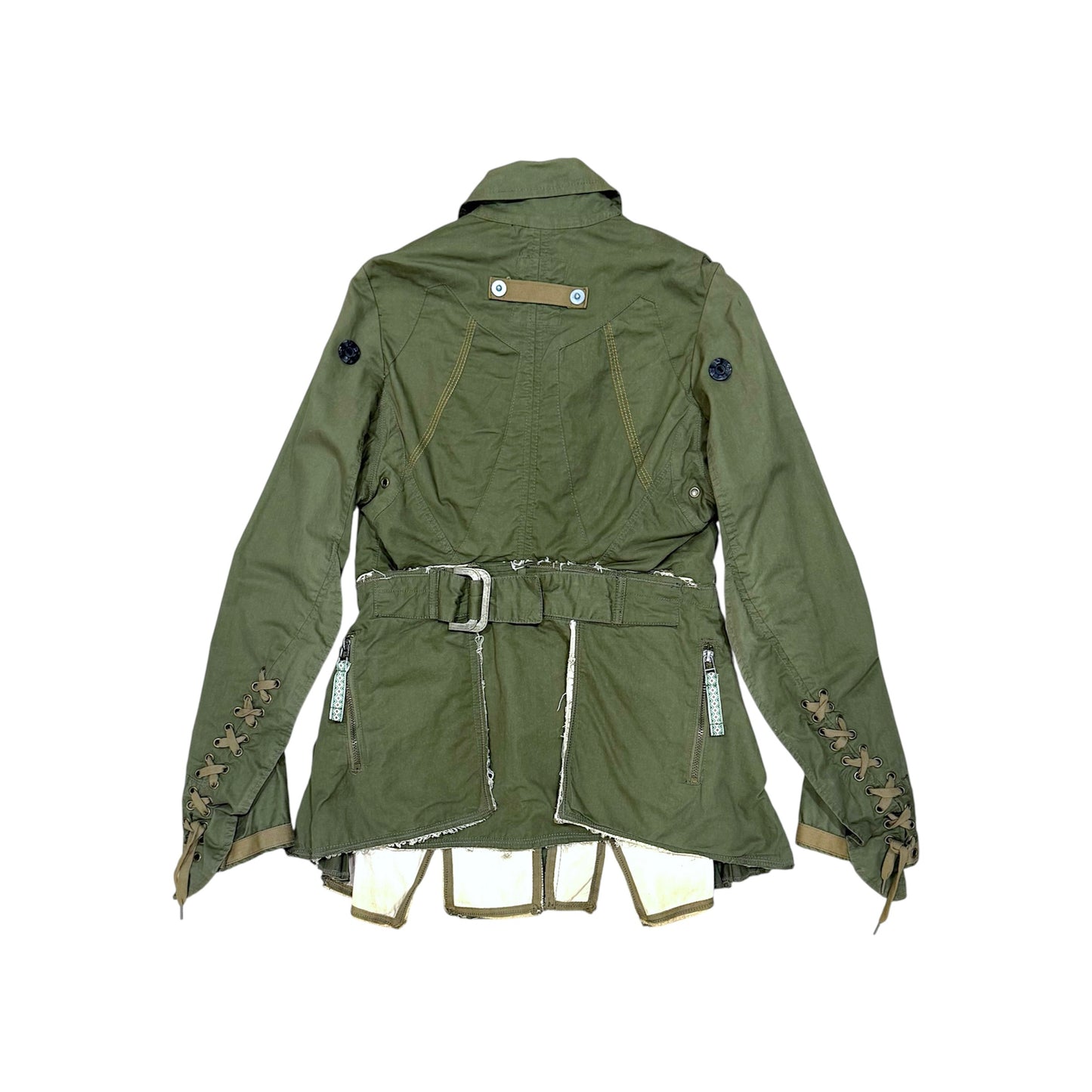 MARITHE FRANCOIS GIRBAUD GREEN JACKET
