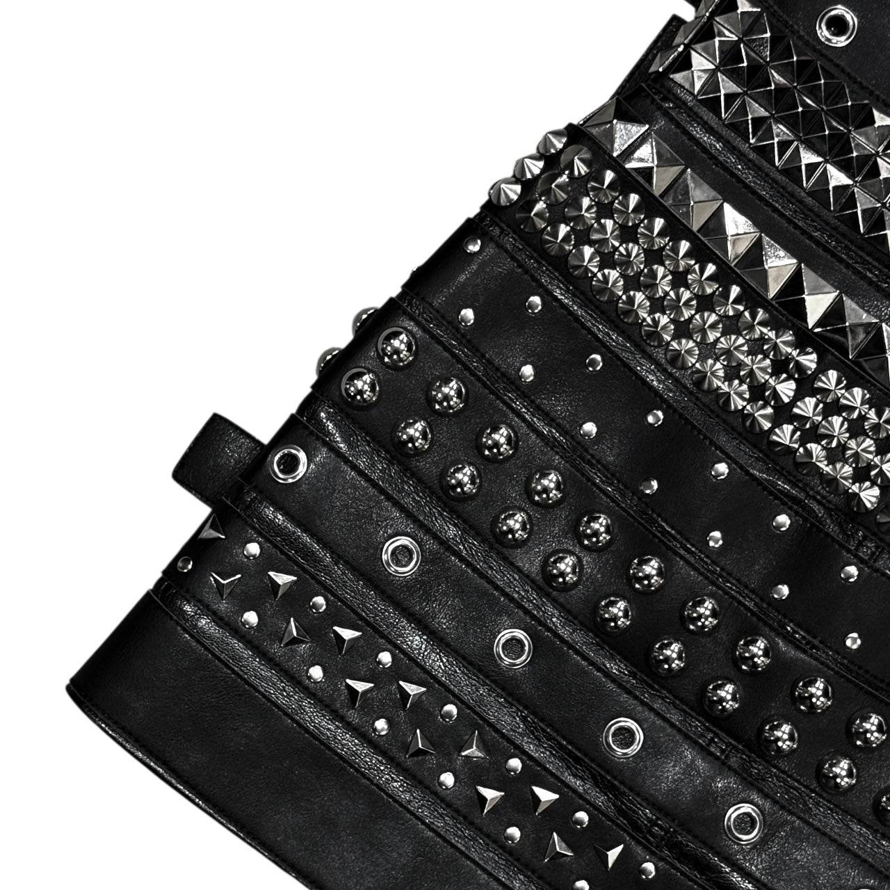 JUNYA WATANABE BLACK MULTI BUCKLE  MINI SKIRT