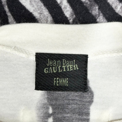 JEAN PAUL GAULTIER ZEBRA PRINT TOP