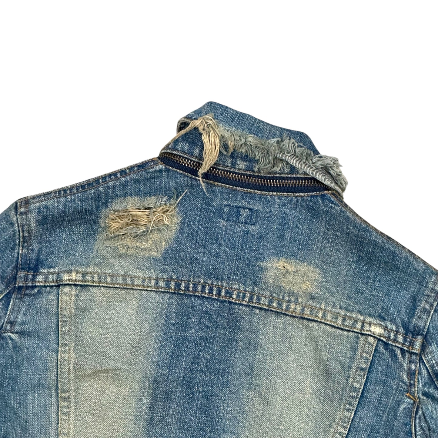 L.G.B DISTRESS DENIM JACKET