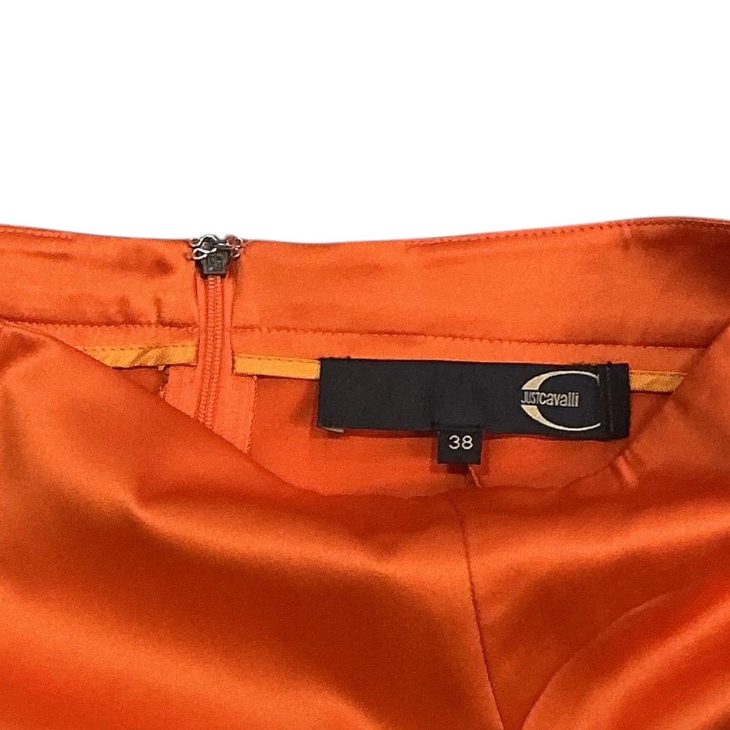 JUST CAVALLI ORANGE MINI SKIRT