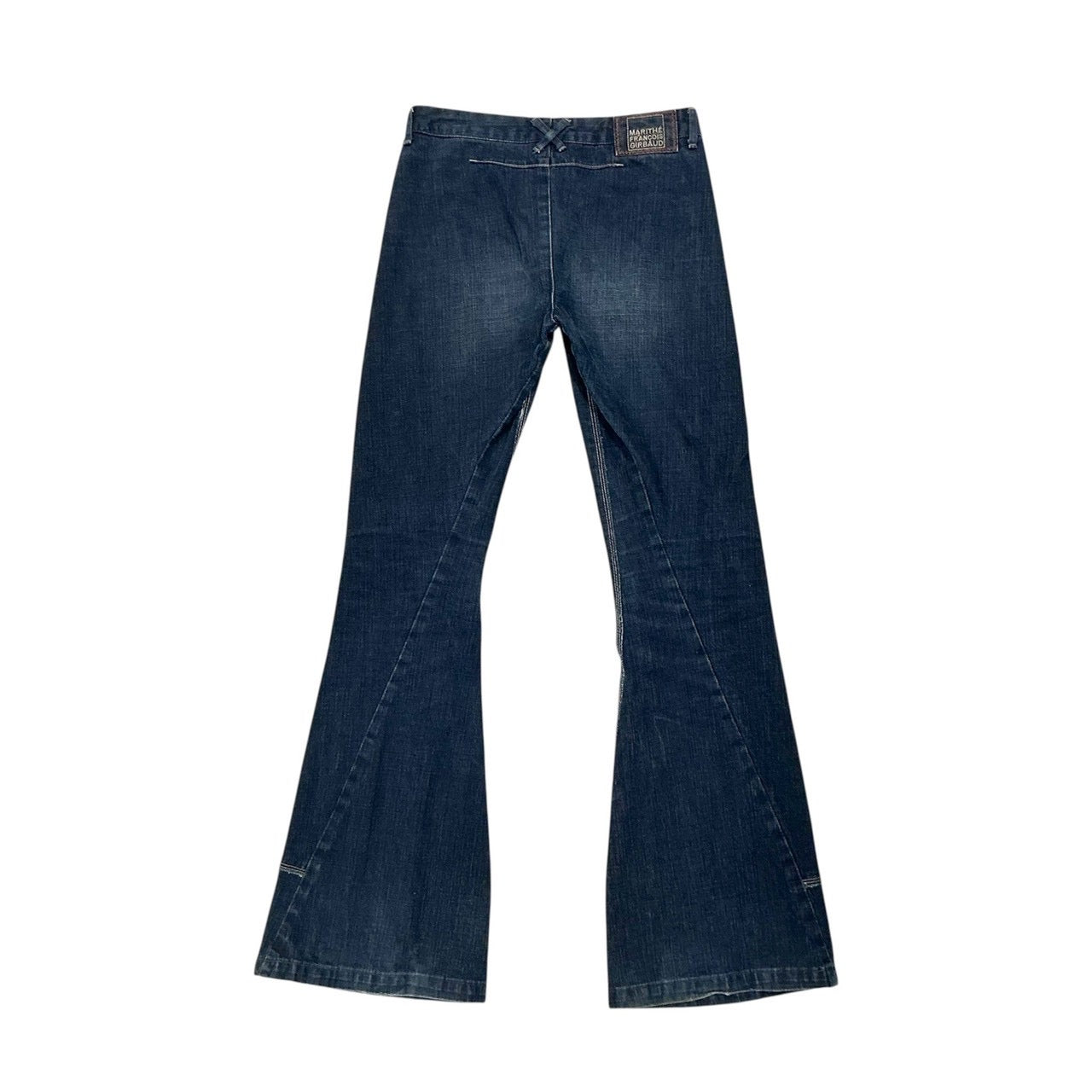 MARITHE FRANCOIS GIRBAUD FLARED DENIM PANTS