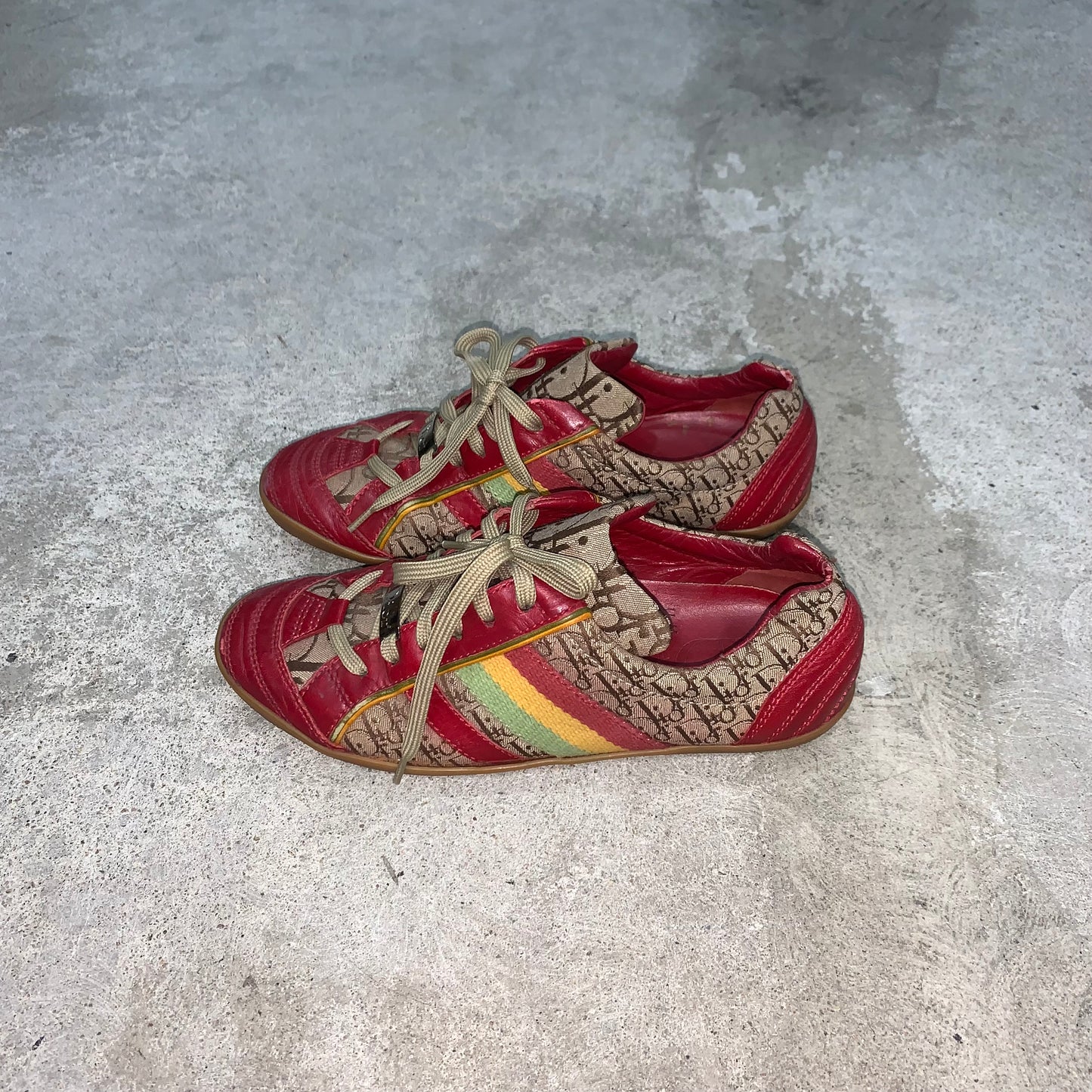 Christian Dior Rasta monogram sneakers