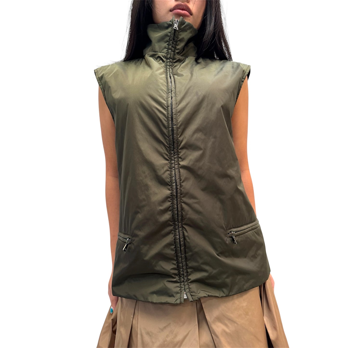 PRADA SPORT GREEN NYLON VEST
