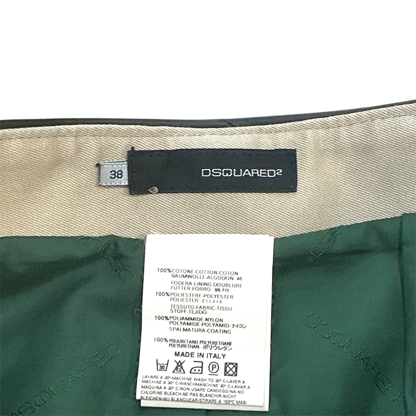 DSQAURED 2 COWBOY BEIGE SKIRT