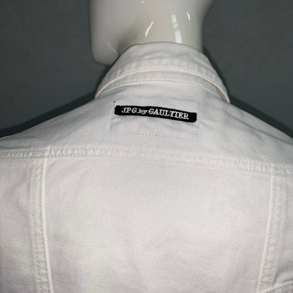 JEAN PAUL GAULTIER WHITE DENIM JACKET