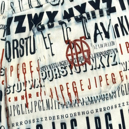 JEAN PAUL GAULTIER TYPO PANTS