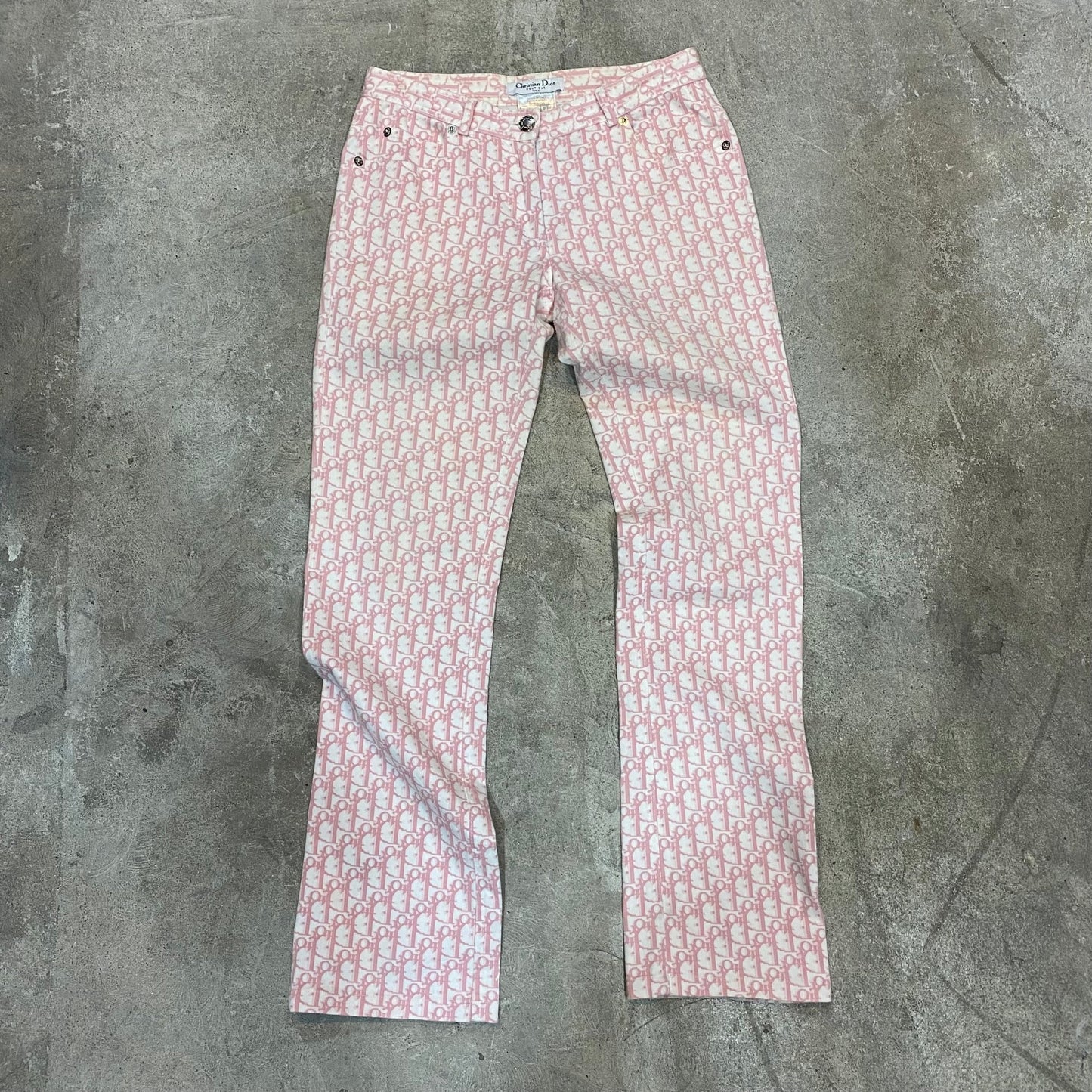 Dior Trotter Monogram Pants Pink