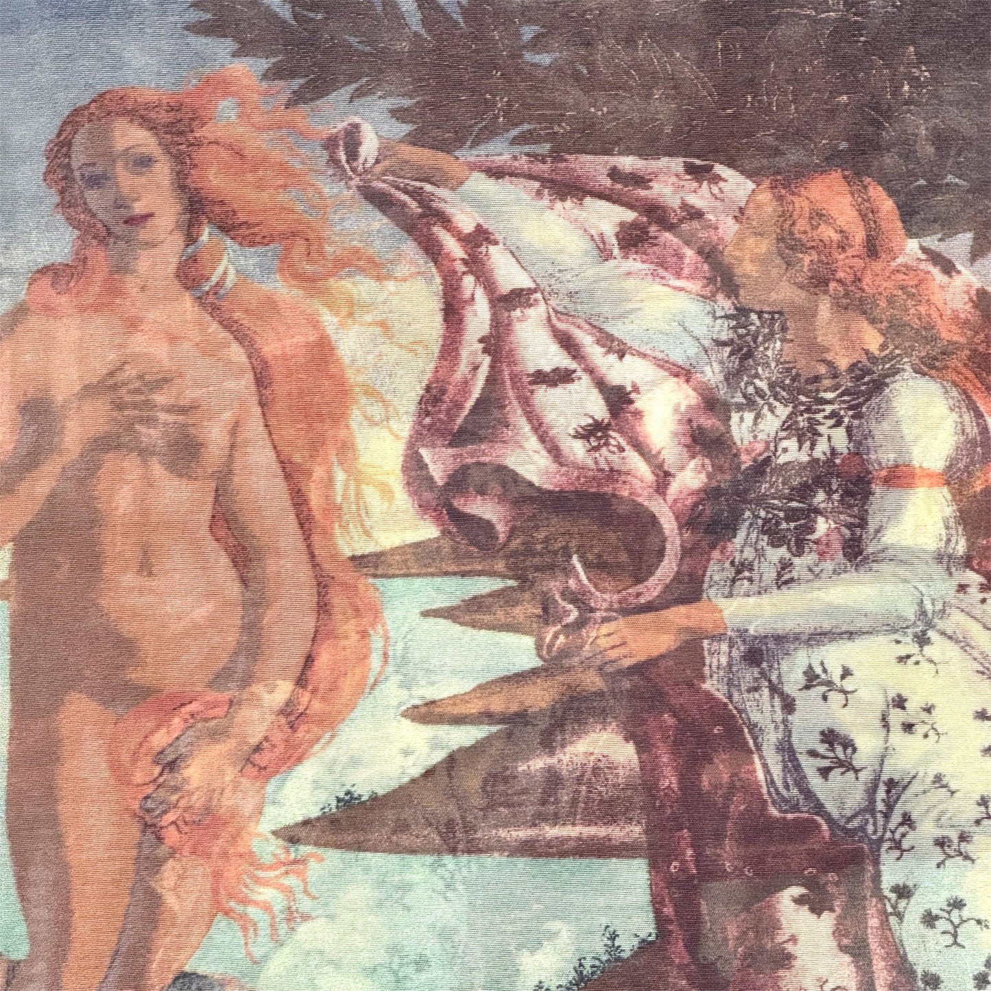 JEAN PAUL GAULTIER “BIRTH OF VENUS” MESH DRESS